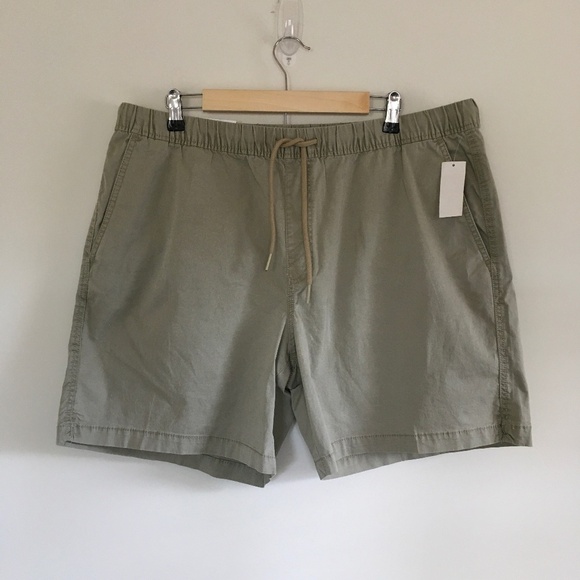 lZOD Saltwater Relaxed Classics Shorts Beige Mens Sz 2XL Elastic Waist Stretch - Picture 1 of 15